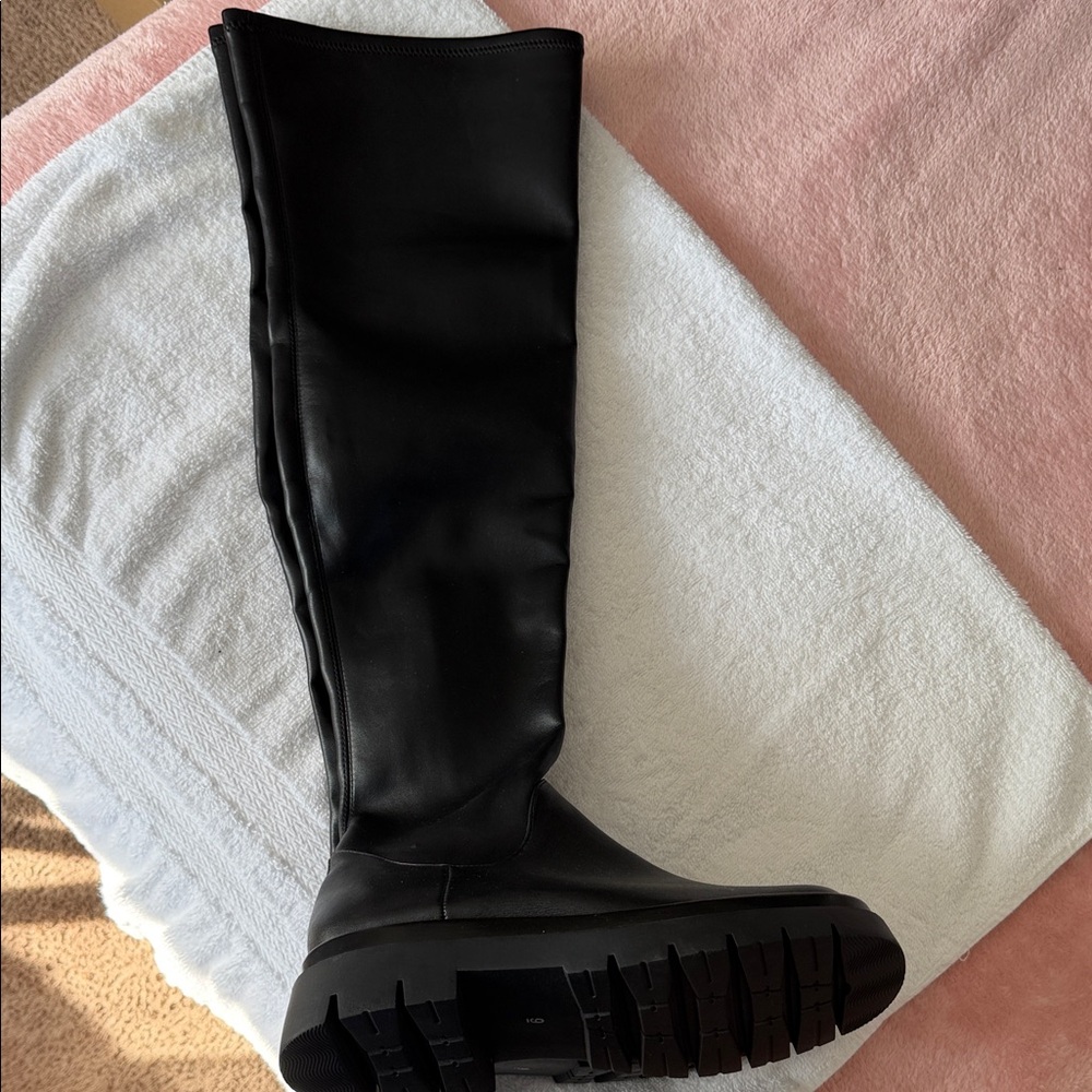 Steve Madden Black Over the Knee Boots